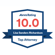 AVVO Rating 10.0 - Lisa Sanders Richardson - Top Attorney