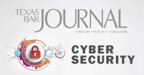 Texas Bar Journal, Cyber Security